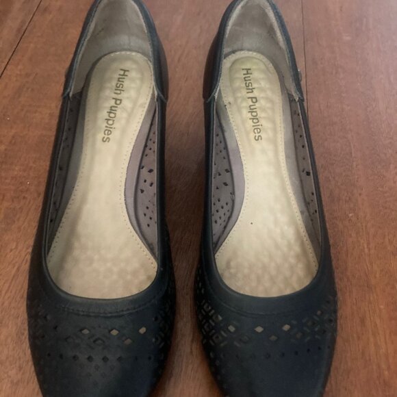 Hush Puppies Black Wedges - Picture 7 of 7